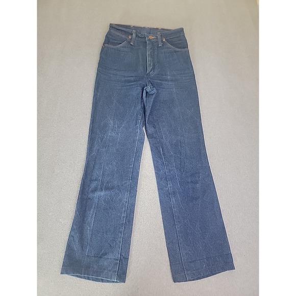 Wrangler Other - Vintage Wrangler Jeans Mens 30x28 (27x28) 936DEN Cotton Blue High Rise Rodeo USA